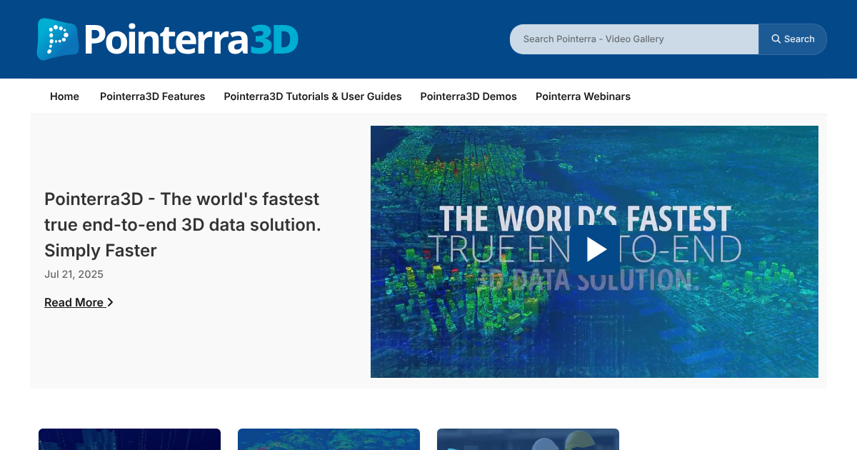 Pointerra3D Tutorial: Understanding the 3D viewer